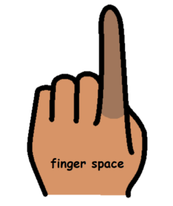 finger space visual support autismspectrumteacher.com