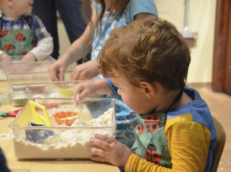 messy play calm activity autism special needs