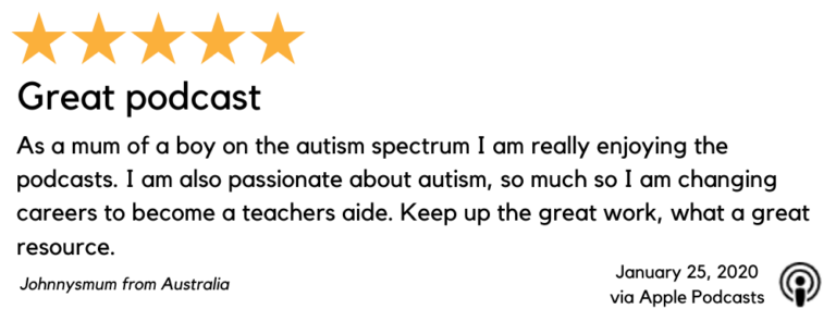 Autism Spectrum teacher podcast review